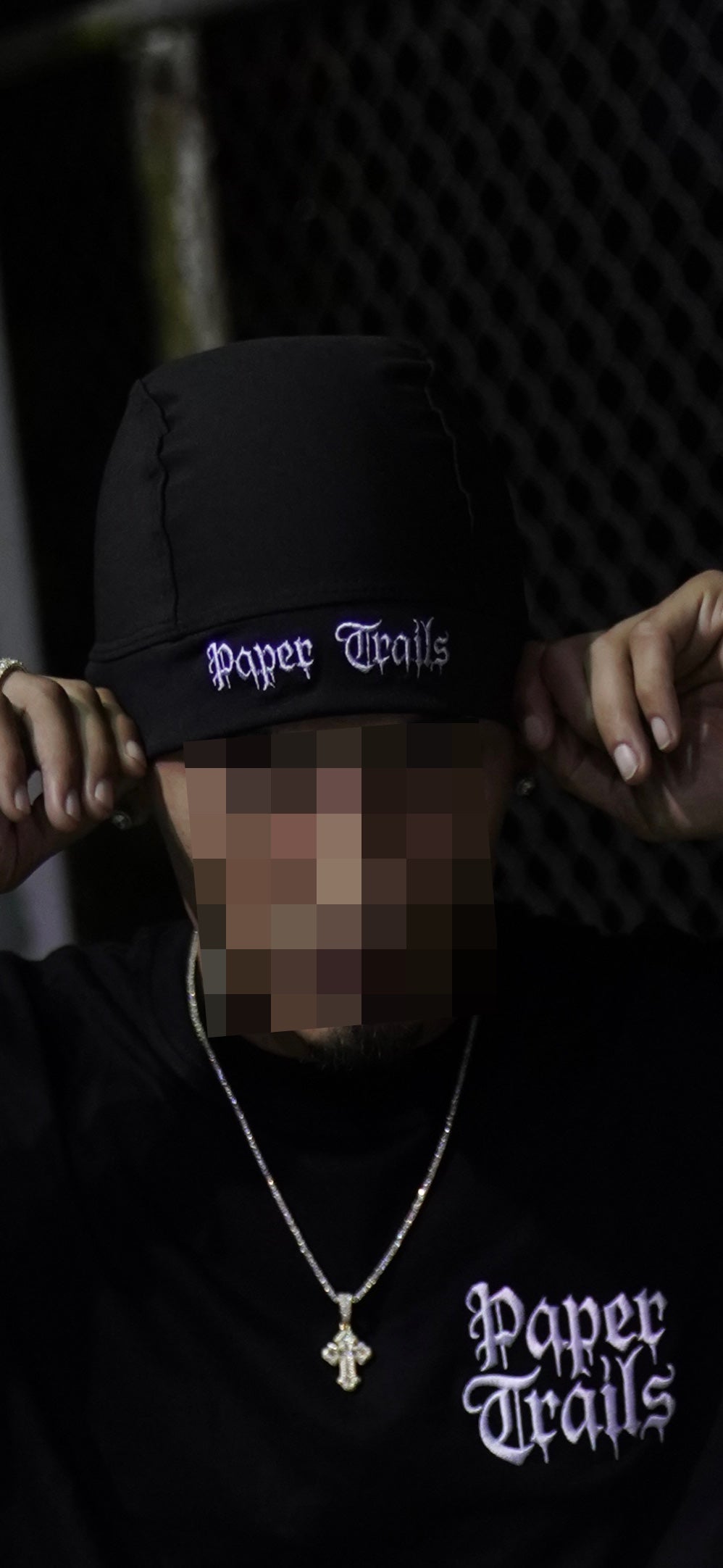 Paper Trails Skull Cap - OG Black